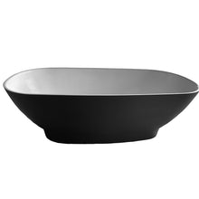 Load image into Gallery viewer, Two Tone Stone Ovale Freestanding Bath