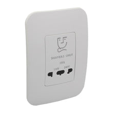 Load image into Gallery viewer, VETi 1 Shaver Socket 4x2 - White Module