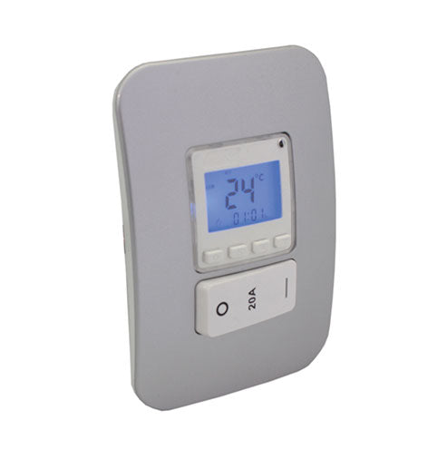 VETi <i>1</i> Programmable Thermostat with Isolator Switch 4 x 2 - White Modules
