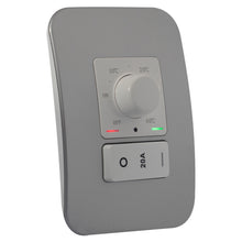 Load image into Gallery viewer, VETi 1 Rotary Thermostat with Isolator Switch 4 x 2 - White Modules