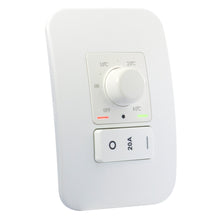 Load image into Gallery viewer, VETi 1 Rotary Thermostat with Isolator Switch 4x2 - White Modules