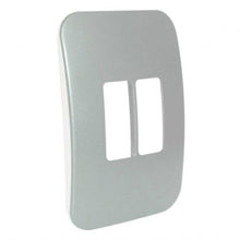 Load image into Gallery viewer, VETi 1 2 Vertical Module Cover Plate 4 x 2 - Black Trim