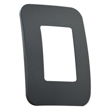 Load image into Gallery viewer, VETi 1 Shaver Socket Cover Plate 4 x 2 - Black Trim
