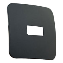 Load image into Gallery viewer, VETi 1 1 Horizontal Module Cover Plate 4x4 - Black Trim