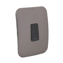 Load image into Gallery viewer, VETi 1 1 Lever 1-Way Light Switch 4x2 - Black Module