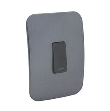 Load image into Gallery viewer, VETi 1 1 Lever 1-Way Light Switch 4x2 - Black Module