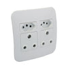 VETi 1 Double Combo Socket 4 x 4 - White Modules