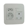 VETi 1 Combo Socket 4 x 4 - White Modules