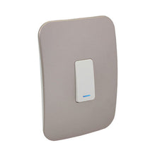 Load image into Gallery viewer, VETi 1 1 Lever 1-Way Light Switch with Locator 4x2 - White Module