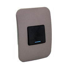 Load image into Gallery viewer, VETi 1 1 Lever 1-Way Wide Light Switch with Locator 4x2 - Black Module