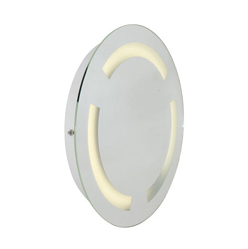 Bathroom Mirror with Round Strip Illuminators