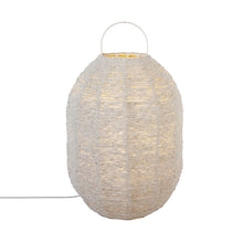 Load image into Gallery viewer, Wire World Cotton Floor Lantern - Off White