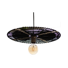 Load image into Gallery viewer, Wire World Flat Disc Earth Rope Pendant