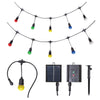 Bright Star Outdoor Solar Multicolour Festoon Lights