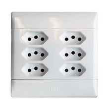 Load image into Gallery viewer, CBi PVC 6 Slimline Socket 4x4 - White