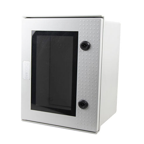 Allbro Allbrox 6 Enclosure with Clear PC Window - Grey