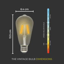 Load image into Gallery viewer, Litehouse LED Vintage Festoon Replacement Bub E27 2700K