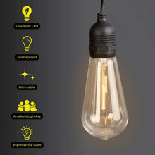 Load image into Gallery viewer, Litehouse LED Vintage Festoon Replacement Bub E27 2700K
