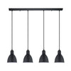Eurolux Priddy 4-Light Pendant Black