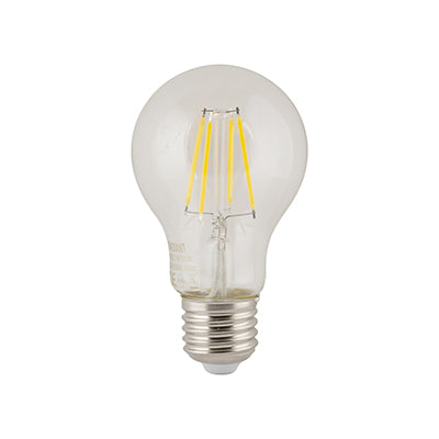 LED Bulb Filament A60 Clear E27 6W 3000K
