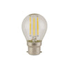 Radiant LED Filament Golf Ball Bulb B22 4W 420lm 3000K