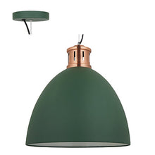 Load image into Gallery viewer, Medium Dome shaped 40W Metal Pendant
