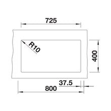 Load image into Gallery viewer, BLANCO SubLine 350/350-U Silgranit Double Bowl Undermount Sink - Alu Metallic