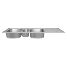 Load 3D model into Gallery viewer, Franke Cascade CDX671 Stainless Steel Triple Bowl Inset Sink 500x1360mm