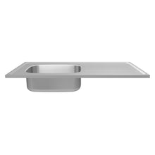 Load 3D model into Gallery viewer, Franke Trendline 711 Stainless Steel Single End Bowl Drop-on Sink 535x1050mm