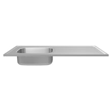 Load 3D model into Gallery viewer, Franke Trendline 711 Stainless Steel Single End Bowl Overmount Sink 535x1200mm