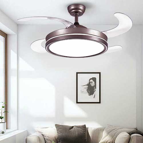 Ceiling Fans with Retractable Blades