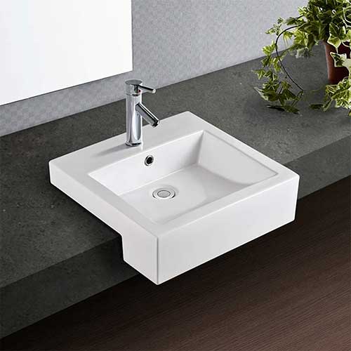 Semi-Recessed Vanity Basins