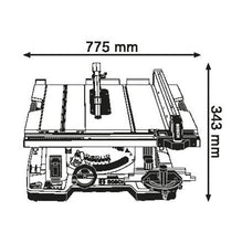 Load image into Gallery viewer, BOSCH Blue Table Saw GTS 10XC 2100W
