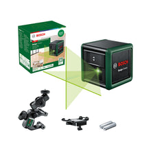 Load image into Gallery viewer, Bosch Green Quigo Cross Line Self Levelling Laser 12m

