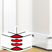 Load image into Gallery viewer, Legrand External Bend for Triple Compartment Snap-On Trunking - White
