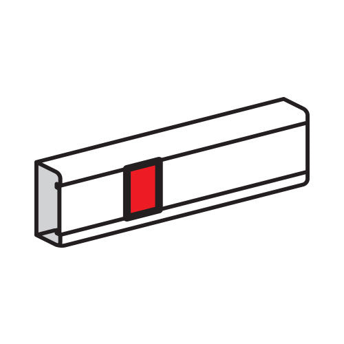 Legrand Cover Joint for Snap-On Trunking - White