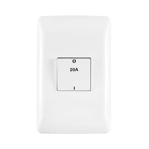 Crabtree Diamond Geyser Isolator Switch 2P 20A 4 x 2