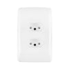 Crabtree Diamond Double Slimline Unswitched Socket 2 x 4