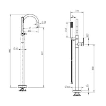 Load image into Gallery viewer, Cobra Seine Freestanding Bath Mixer
