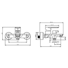 Load image into Gallery viewer, Cobra Seine Exposed Bath Mixer
