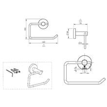 Load image into Gallery viewer, Cobra Seine Toilet Paper Holder - Brushed Gold
