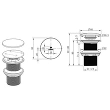 Load image into Gallery viewer, Cobra Seine Waste Basin Click no slot

