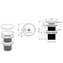 Load image into Gallery viewer, Cobra Seine Waste Basin Click no slot
