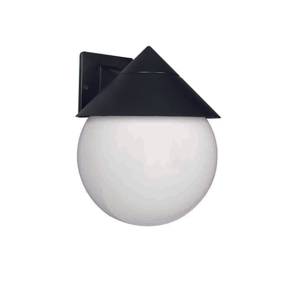 Spazio Tophat Wall Light 40W - Black