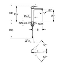 Load image into Gallery viewer, GROHE Cubeo XL Basin Mixer Tap - Matt Black
