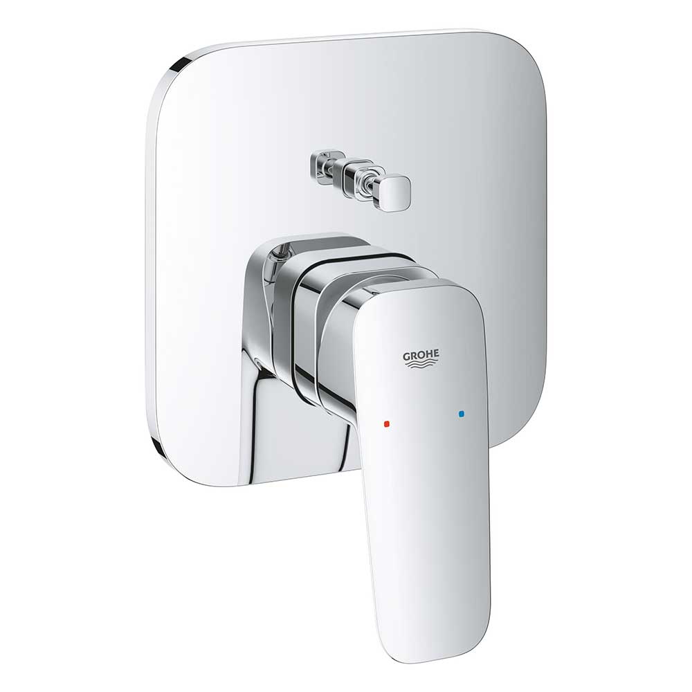 GROHE Cubeo Concealed Diverter Mixer Tap Trim - Chrome