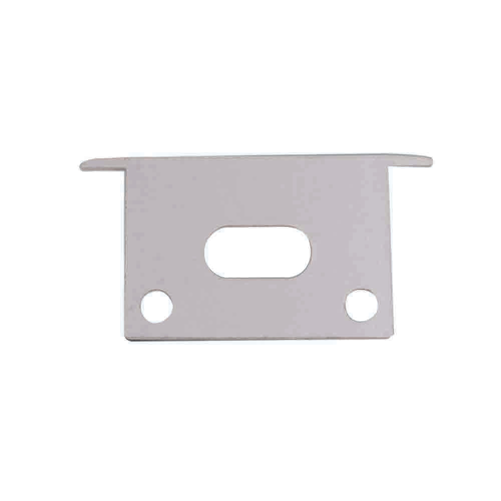 Spazio Zero Recessed End Cap - Grey