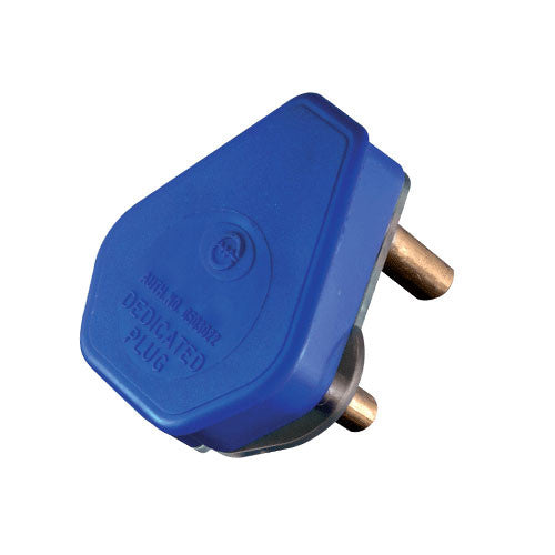 Crabtree Domestic Dedicated Plug Top 3 Pin 16A Blue