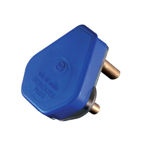 Crabtree Dedicated Domestic Plug Top 3 Pin 16A - Blue