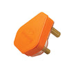 Crabtree Domestic Plug Top 3 Pin 16A Orange